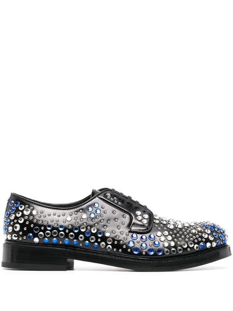 prada crystal derby shoes|prada shoes pandabuy.